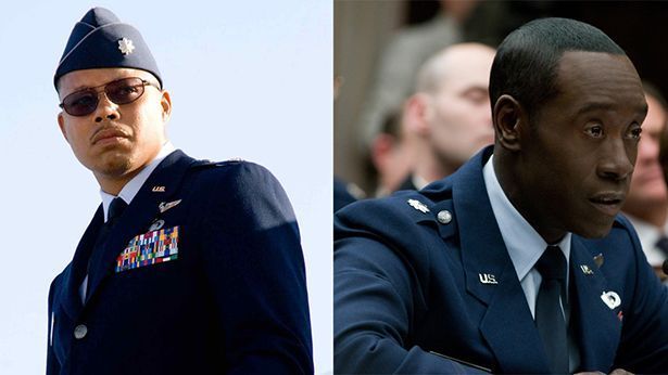 Terrance Howard til Don Cheadle i Iron Man