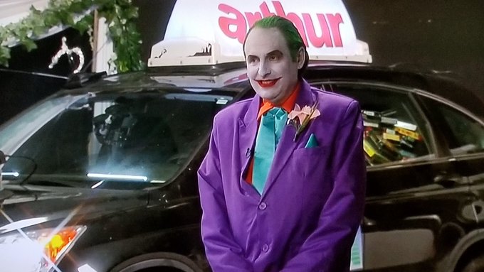 Batman selv dukkede op blandt publikum