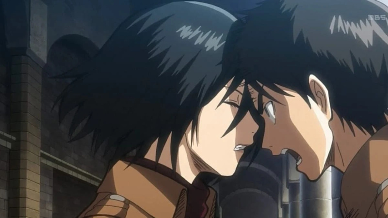   Eren und Mikasa