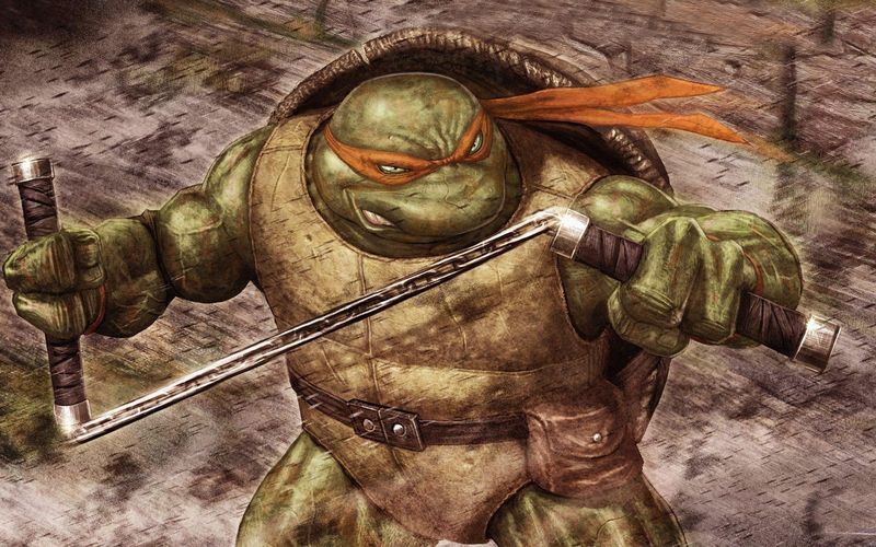 MICHELANGELO İLK VE SON KAPLUMBAĞA