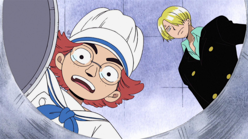  Taijo i Sanji w One Piece odc. 133