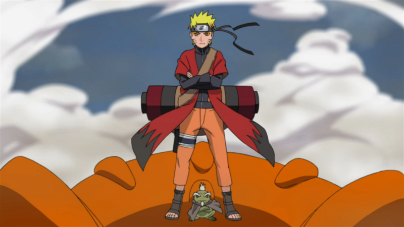   Naruto w trybie mędrca