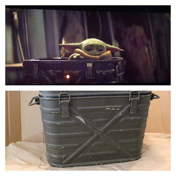 Бебето Йода в Mandalorian е в американска военна кутия за мармит.