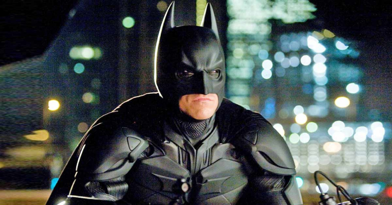   Batman rolünde Christian Bale