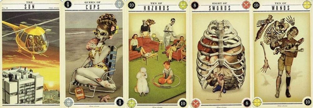 De Zombie Tarot-kaarten