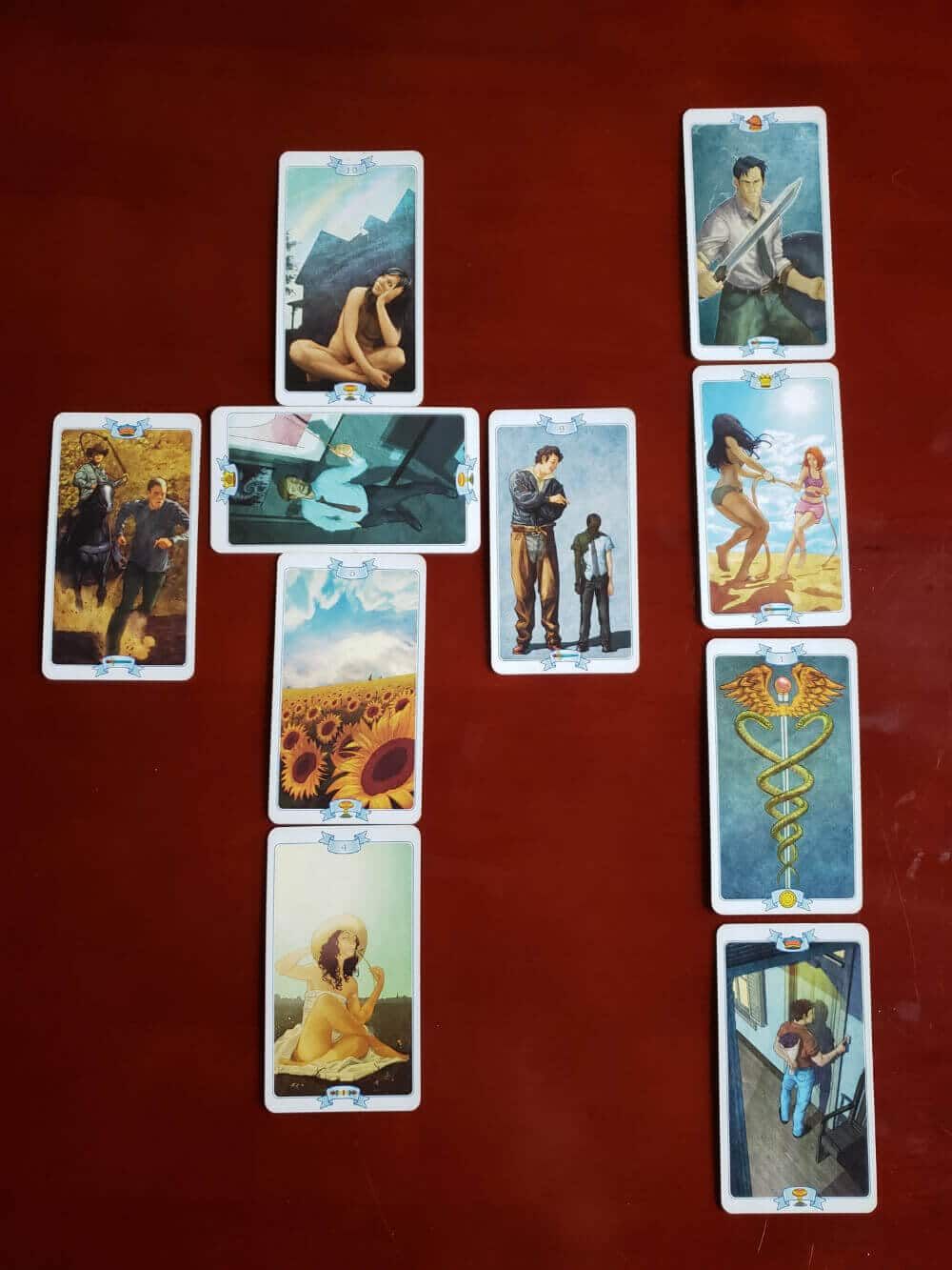 Tarot lezen met 10 kaarten