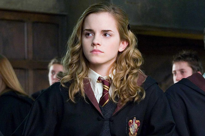   Emma Watson nei panni di Hermione Granger del franchise di Harry Potter