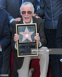 Stan Lee na Calçada da Fama de Hollywood