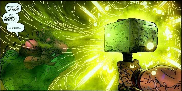 Mjolnir kan absorbere energi