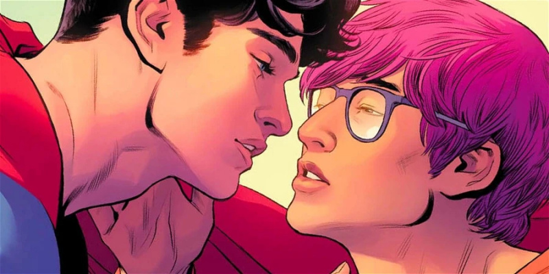   superman jon kent vychádza bisexuálna hlavička