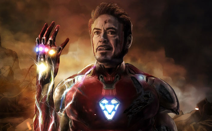   Robert Downey Jr como Iron Man en Vengadores: Endgame.