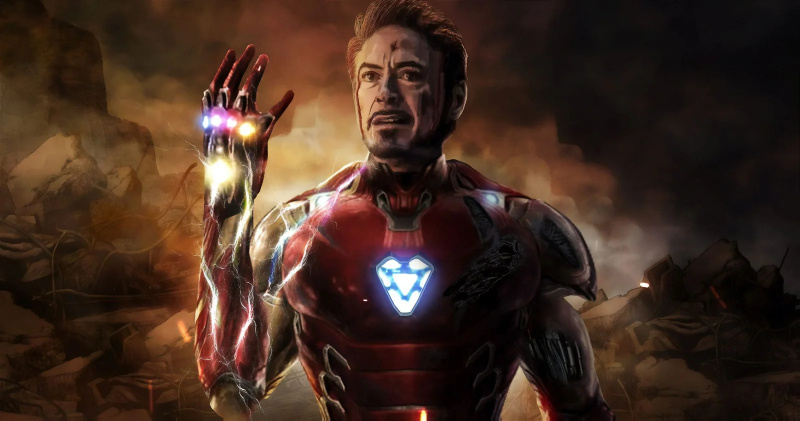   ロバート・ダウニー・Jr.'s Iron Man in Avengers: Endgame (2019)