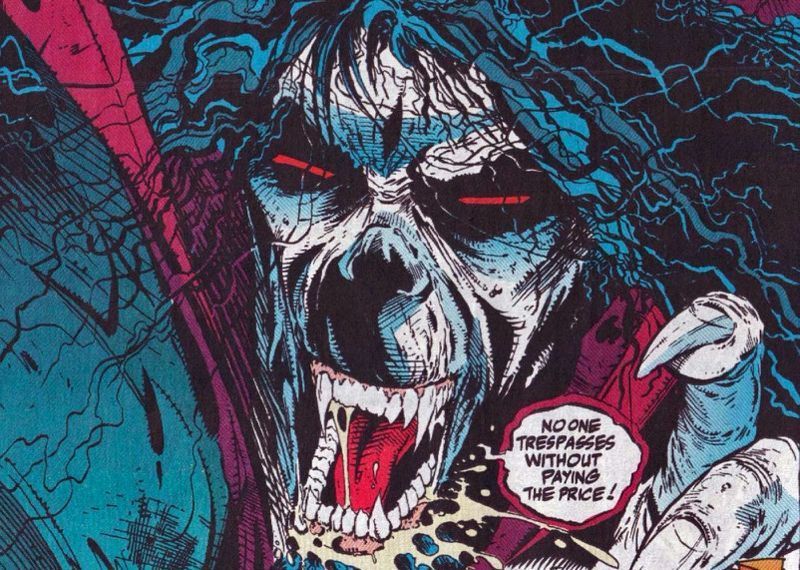 不気味なスパイダーマンの悪役モービウス