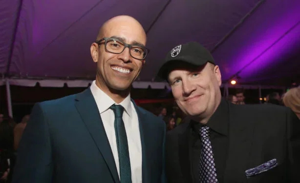   Nate Moore mit Kevin Feige