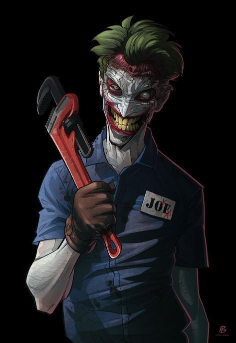 Rotting Face Overall Joker kostymer