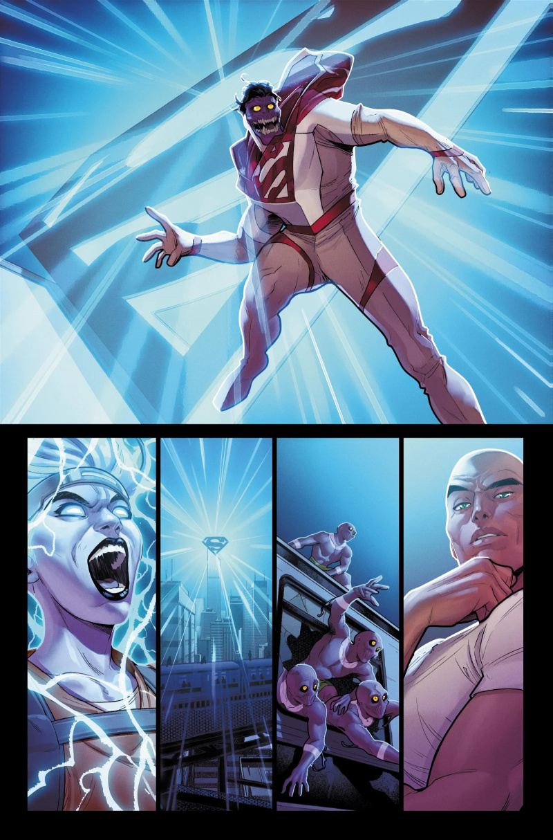   Superman erfährt in der neuen Comic-Ausgabe eine Body-Horror-Transformation