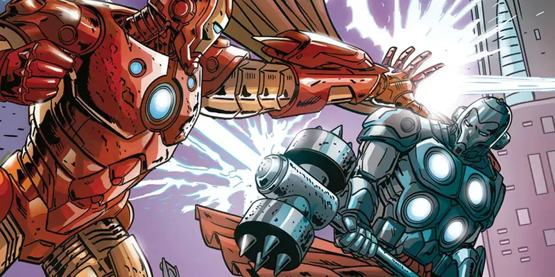   „Armor Wars“, „Marvel Comics“.