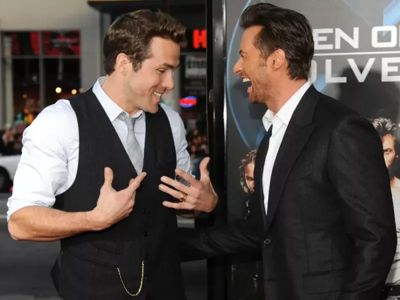   Ryan Reynolds und Hugh Jackman.