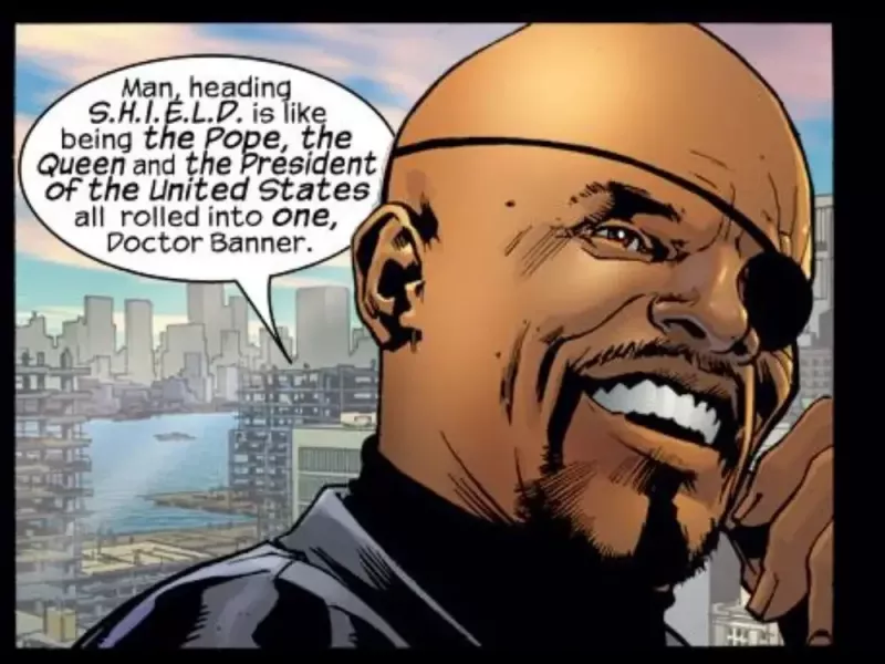   ซามูเอล แอล. แจ็กสันเป็นแรงบันดาลใจให้หนังสือการ์ตูนเรื่อง Nick Fury