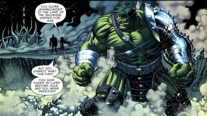   Verdenskrig Hulk står over for Inhumans