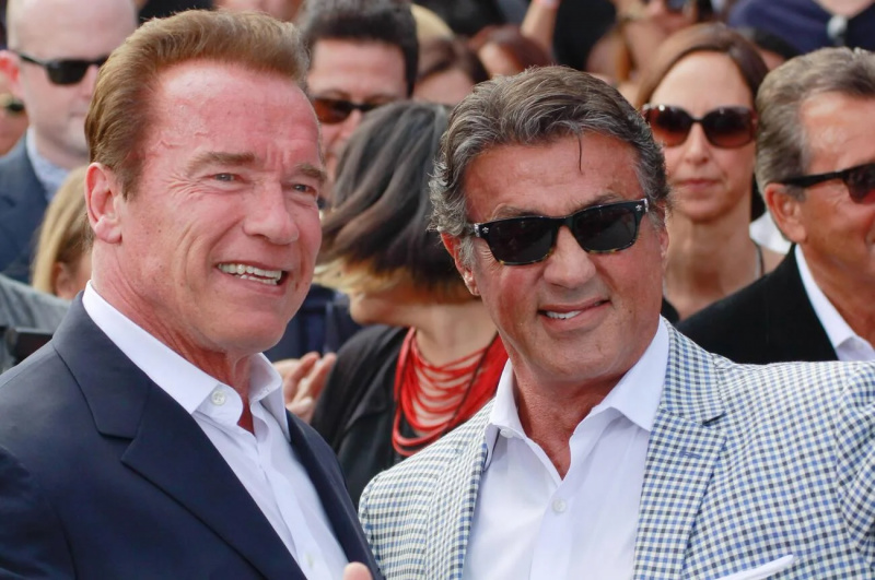  Arnold Schwarzenegger und Sylvester Stallone