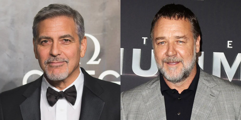   Russel Crowe und George Clooney