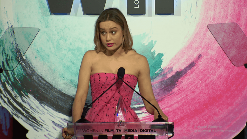   Brie Larson beim Crystal Award for Excellence 2018