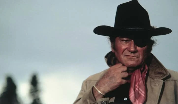   John Wayne, mint Rooster Cogburn a True Gritben