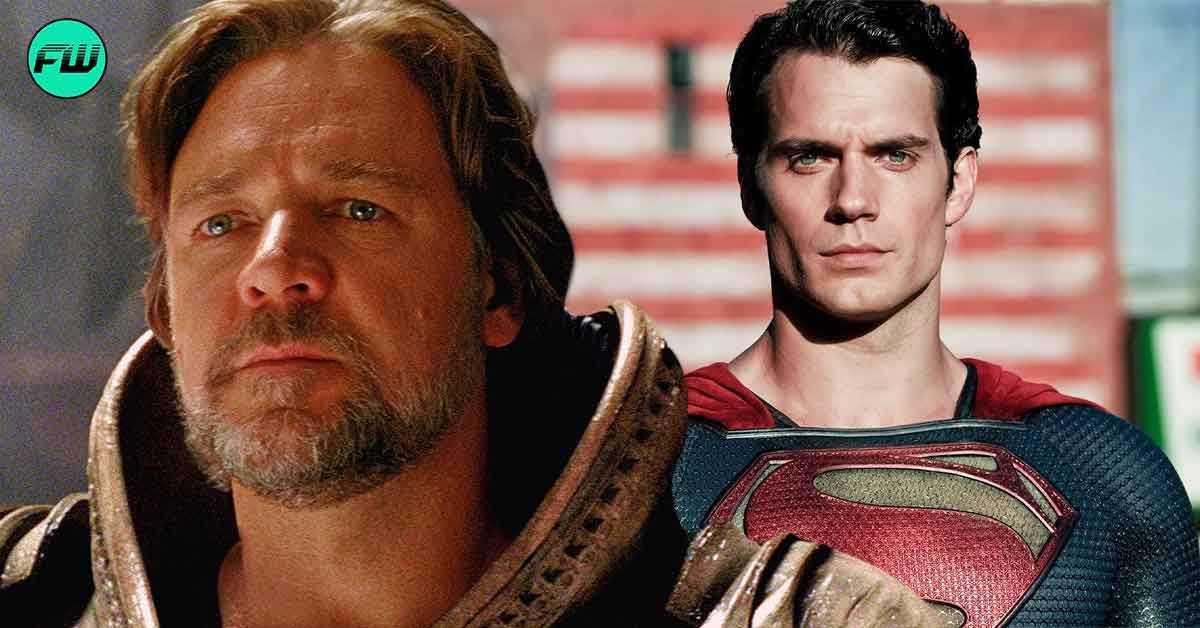 Micuță nebună: Russell Crowe a fost lăsat cu privirea la proporția de grăsime corporală a lui Henry Cavill după ce a lucrat cu actorul din Man of Steel