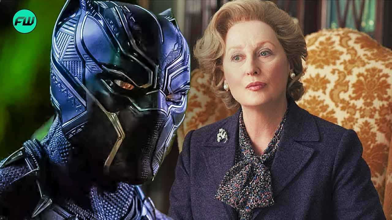 Meryl Streep meni Full Marveliin Oscar-voittajana, joka poseerasi sanoessaan Wakanda Forever 2024 Golden Globe -tapahtumassa