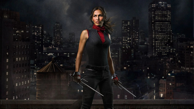   Elodie Yung kehastas Elektra rolli filmis Daredevil (2015–2018).