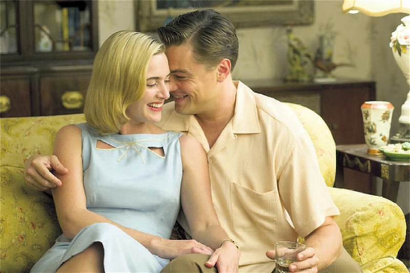   Leonardo DiCaprio y Kate Winslet en Revolutionary Road