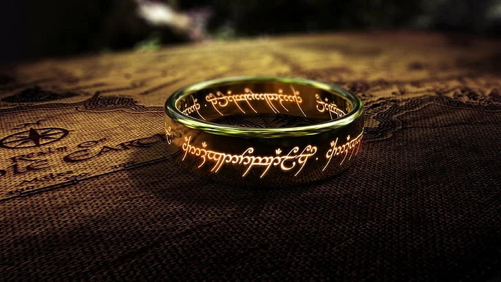   De ring uit The Lord of The Rings