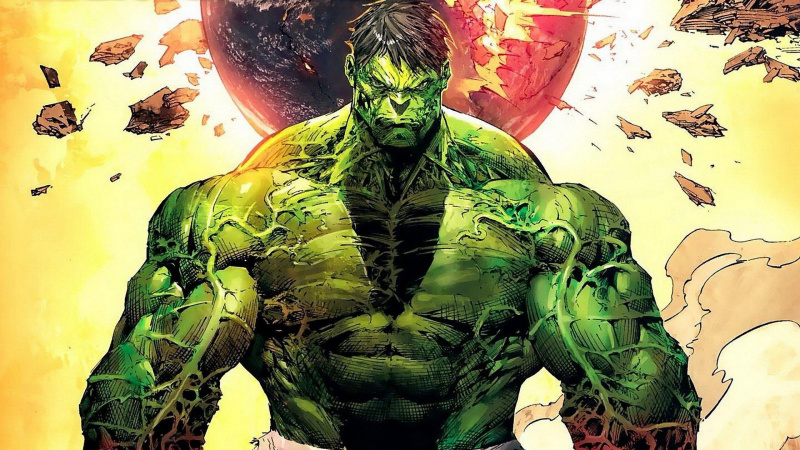   Hulk della guerra mondiale dei fumetti Marvel.