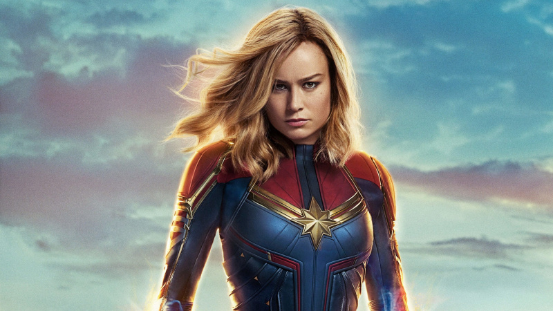   Viena iš moteriškų „Marvel“ superherojų versijų: „Captain Marvel“.