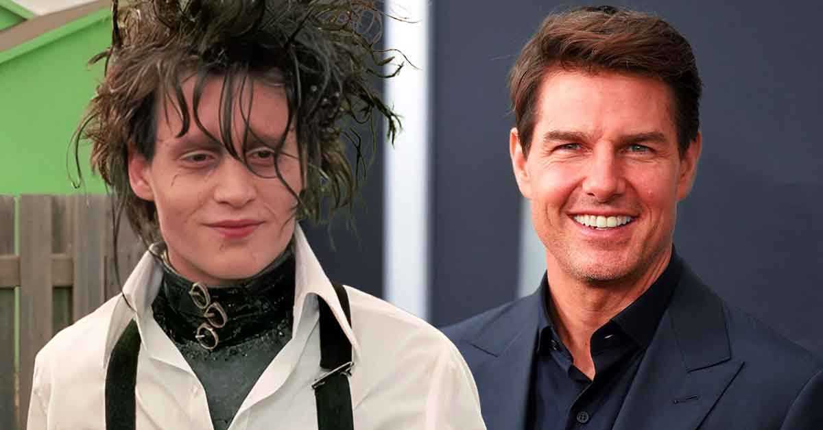 Johnny Depp tjente 14 889 dollar per ord etter å ha slått Tom Cruise for å få en ikonisk rolle som Edwards saksehånd da han var en 27 år gammel skuespiller