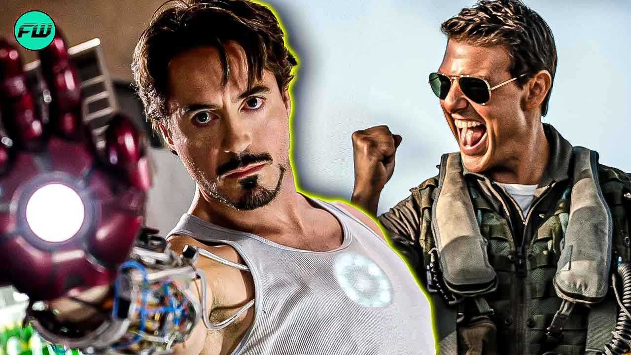 Le roi des effets pratiques, Tom Cruise, utilise une astuce similaire pour masquer sa taille qui a été utilisée par Robert Downey Jr. dans les films Marvel