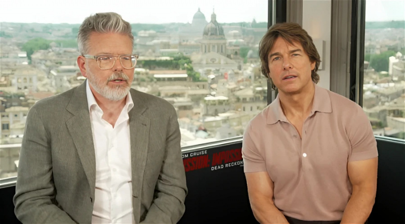   Christopher McQuarrie y Tom Cruise