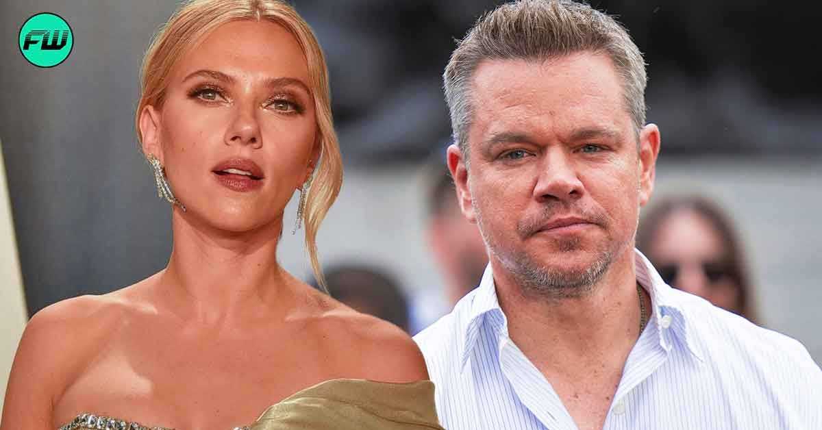 Tai vos nepadalijo į dvi dalis: Scarlett Johansson pajuto palengvėjimą, kad ji nenorėjo susirasti savo naujo vaikino Matto Damono 118 milijonų dolerių vertės filme.