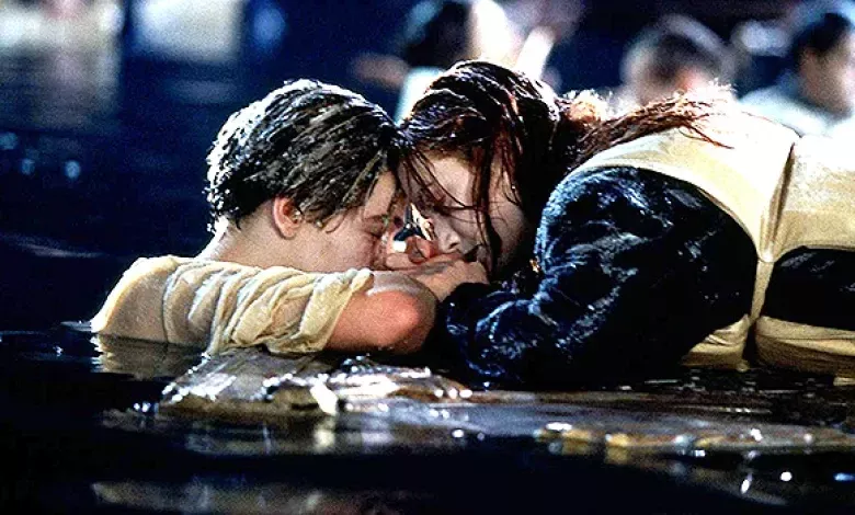  Kadras iš Jameso Camerono's Titanic.