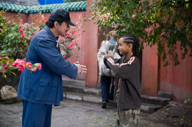   جاكي شان وجادن سميث في فيلم The Karate Kid (2010)
