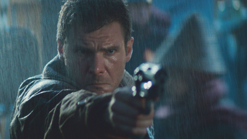   Harrison Ford en Blade Runner (1982).