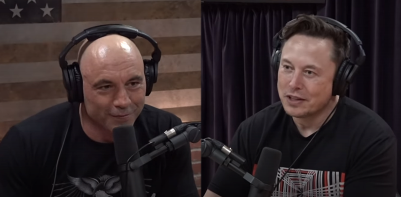   Joe Rogan en Elon Musk