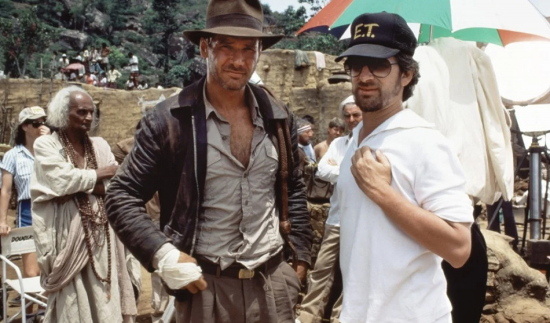   Harrison Ford og Steven Spielberg