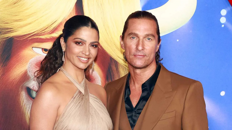   Matthew McConaughey og hans kone