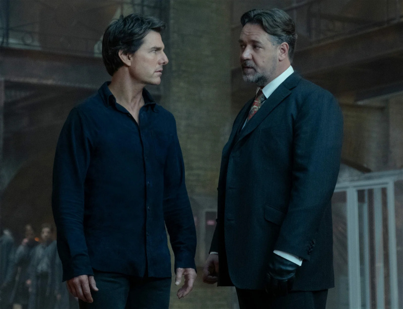   Tom Cruise ja Russell Crowe elokuvassa The Mummy (2017).