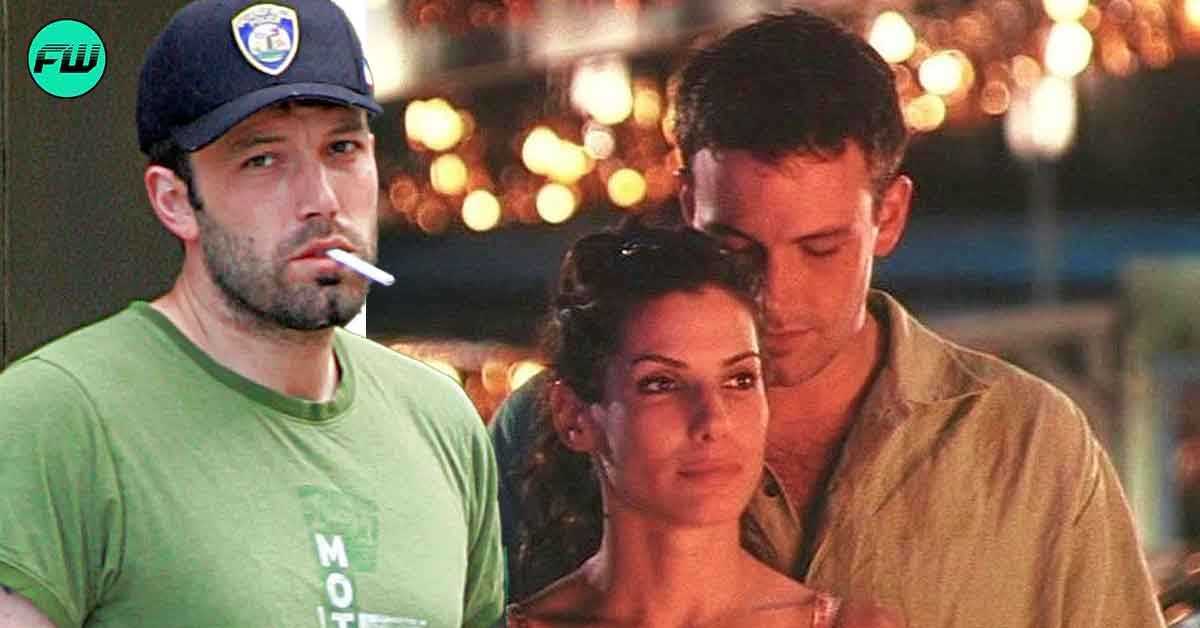 Ben Affleck túlzott dohányzása Sandra Bullockot arra kényszerítette, hogy megalázza őt, mielőtt megcsókolta volna a 93 millió dolláros flop Rom-Comban