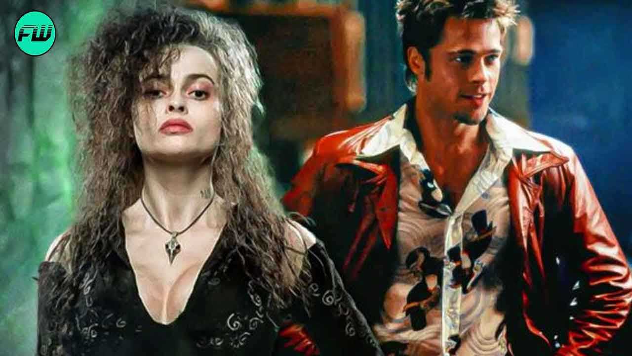 Orada sigara izmaritleriyle dolu bir mezarlıkta oturuyordum: Helena Bonham Carter Dövüş Kulübünde Brad Pitt'le Çalışırken Kabusla Karşı Karşıyaydı