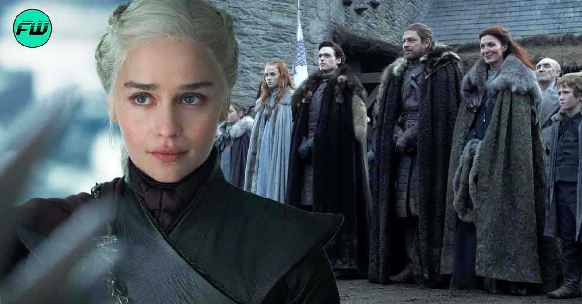 Hun var gravid. Det gav fuldstændig mening: Emilia Clarkes Game of Thrones Co-Star elskede sin afslutning, forsvarede sin karakter, der ikke knælede til fankrav