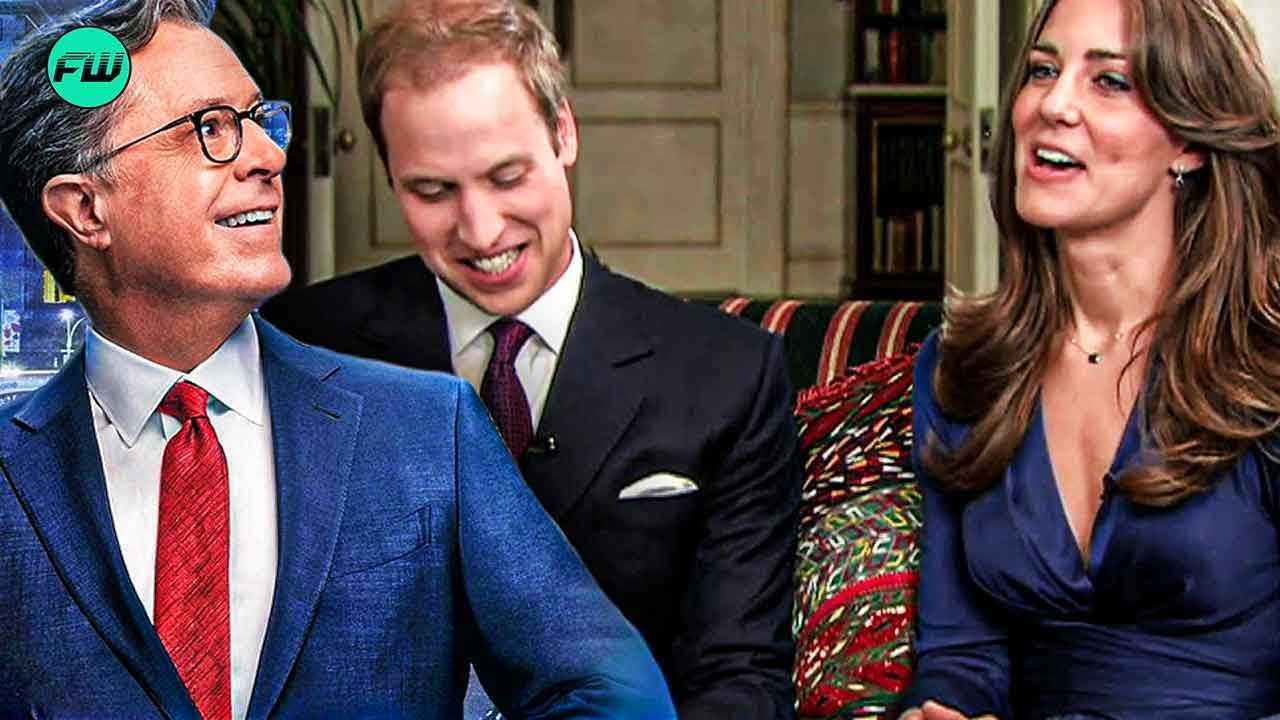 Se pare că Stephen Colbert se află în probleme juridice după ce a glumit despre relația dintre Prințul William și Kate Middleton